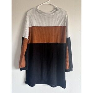 Shein Color Block Sweater Dress